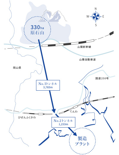 赤穂砕石所地図