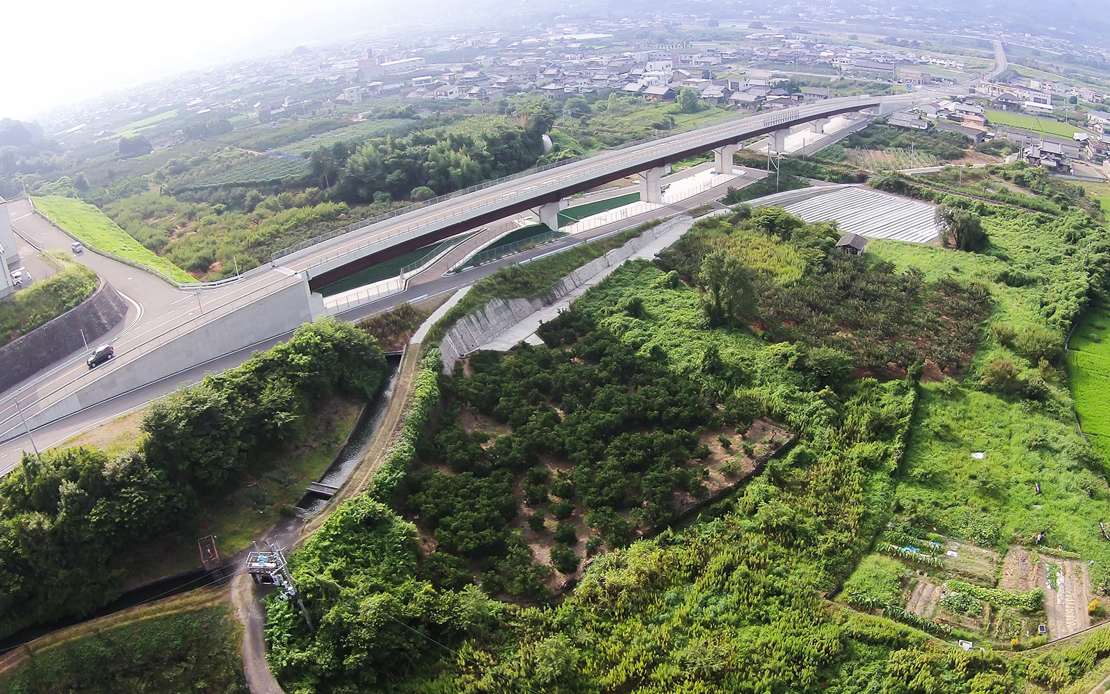 鉄構事業部施工実績 粉河跨線橋（和歌山県紀の川市）